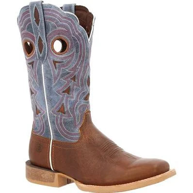 Rebel Pro Women's Golden Brown & Periwinkle Western Boot